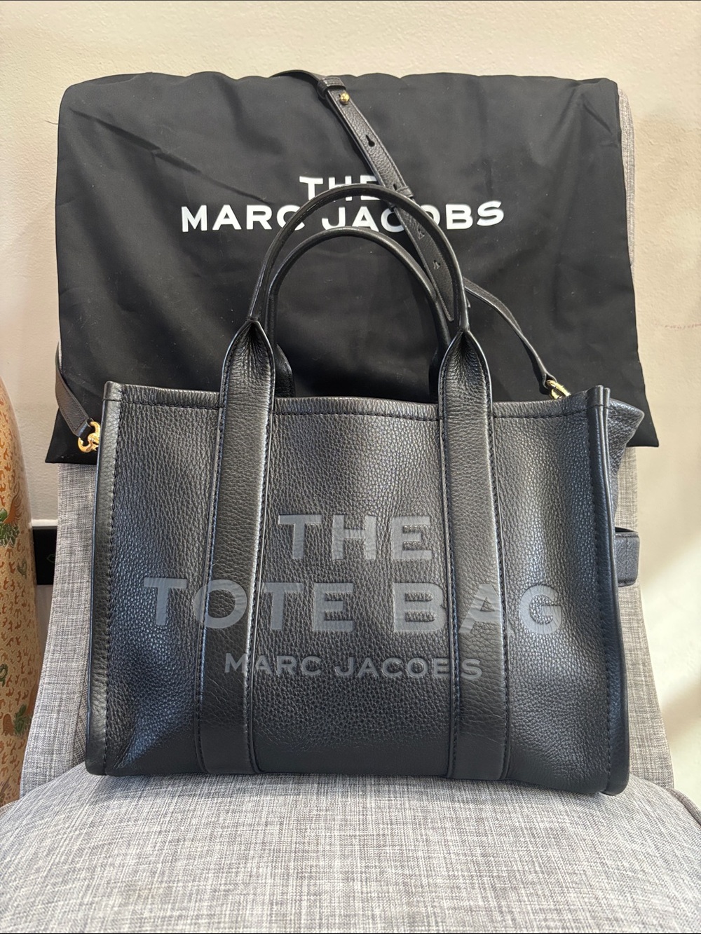 Marc Jacobs The Tote Bag in Black - Leather Women’s Tote